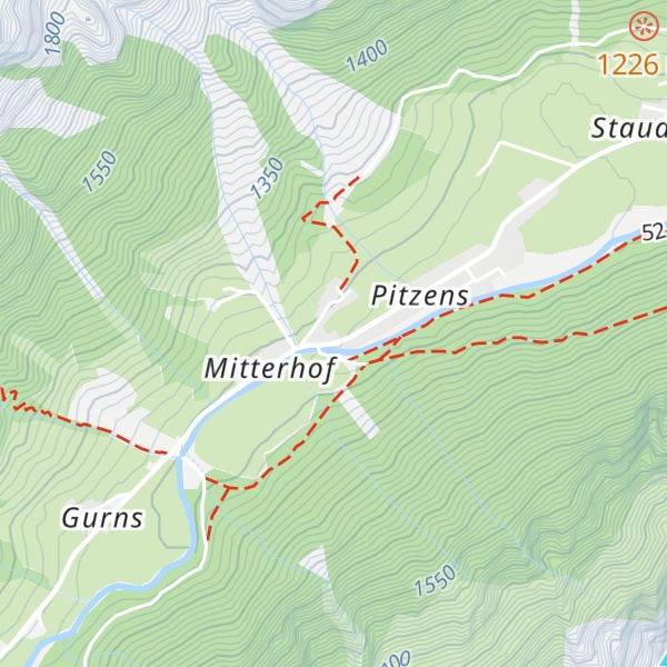 Map of Gschnitz Information