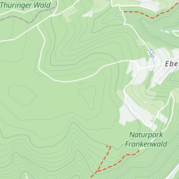 Map of Lauensteiner Ebene