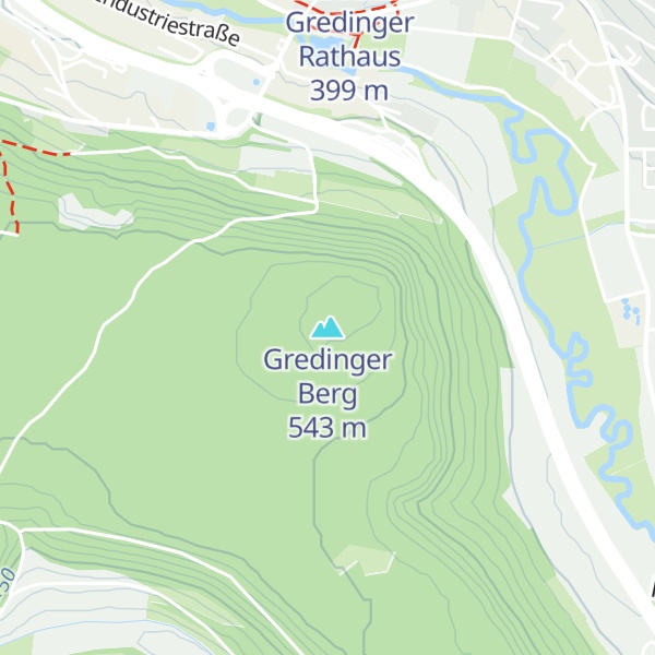 Map of Gredinger Berg