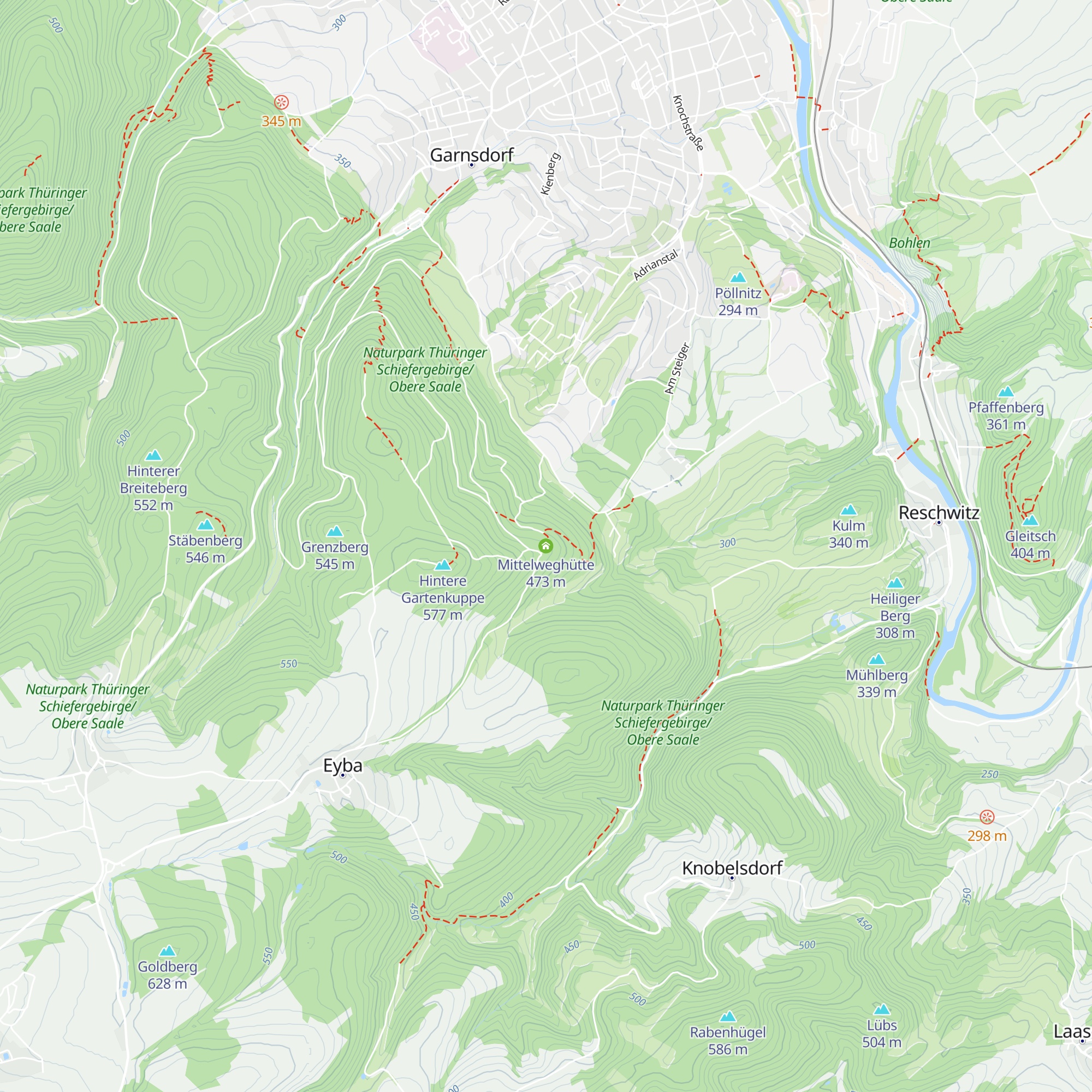 Mittelweghütte map