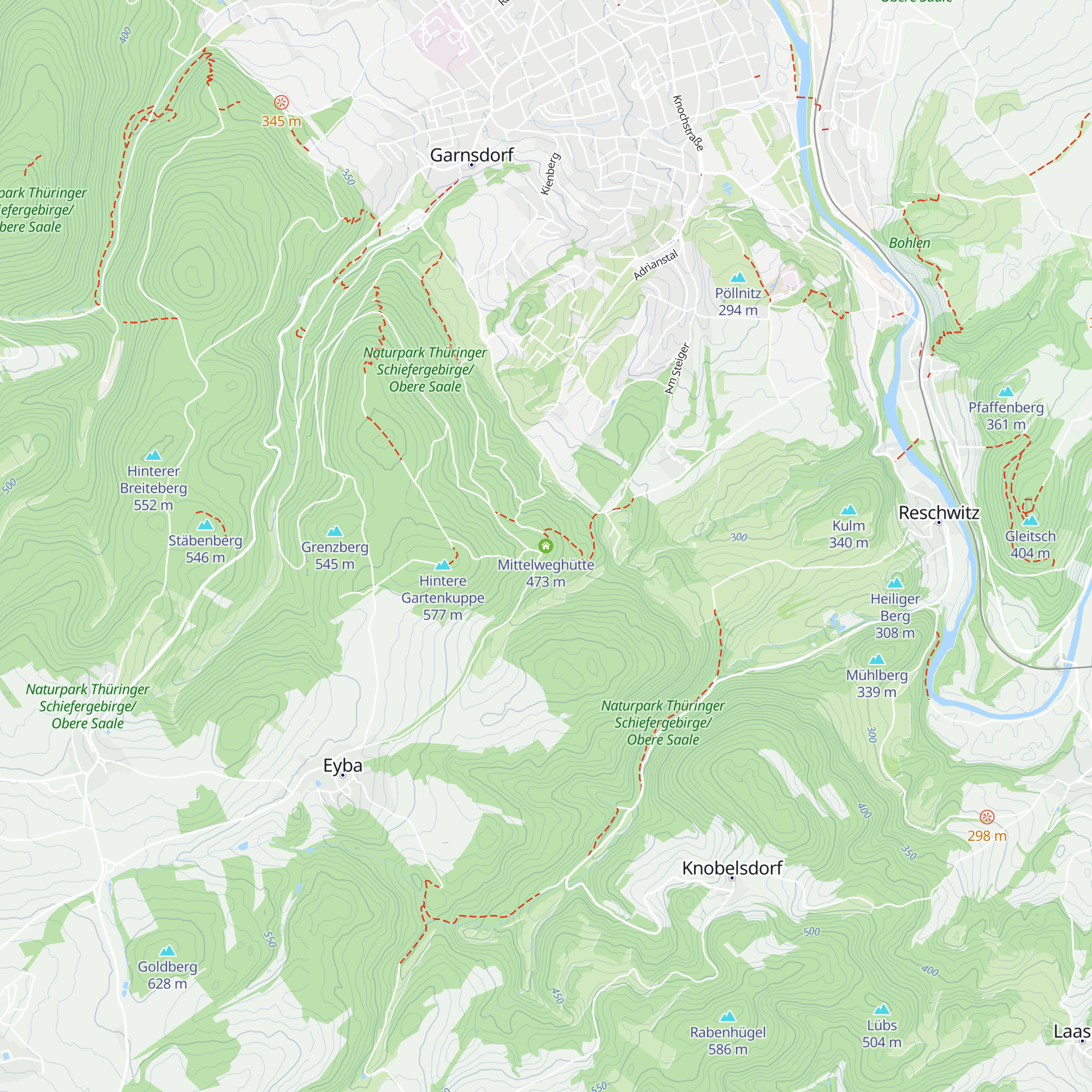 Mittelweghütte map