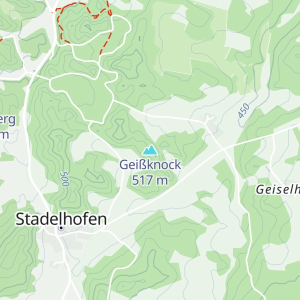 Map of Geißknock
