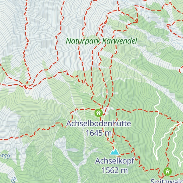 Map of Ehem. Nairzhütte
