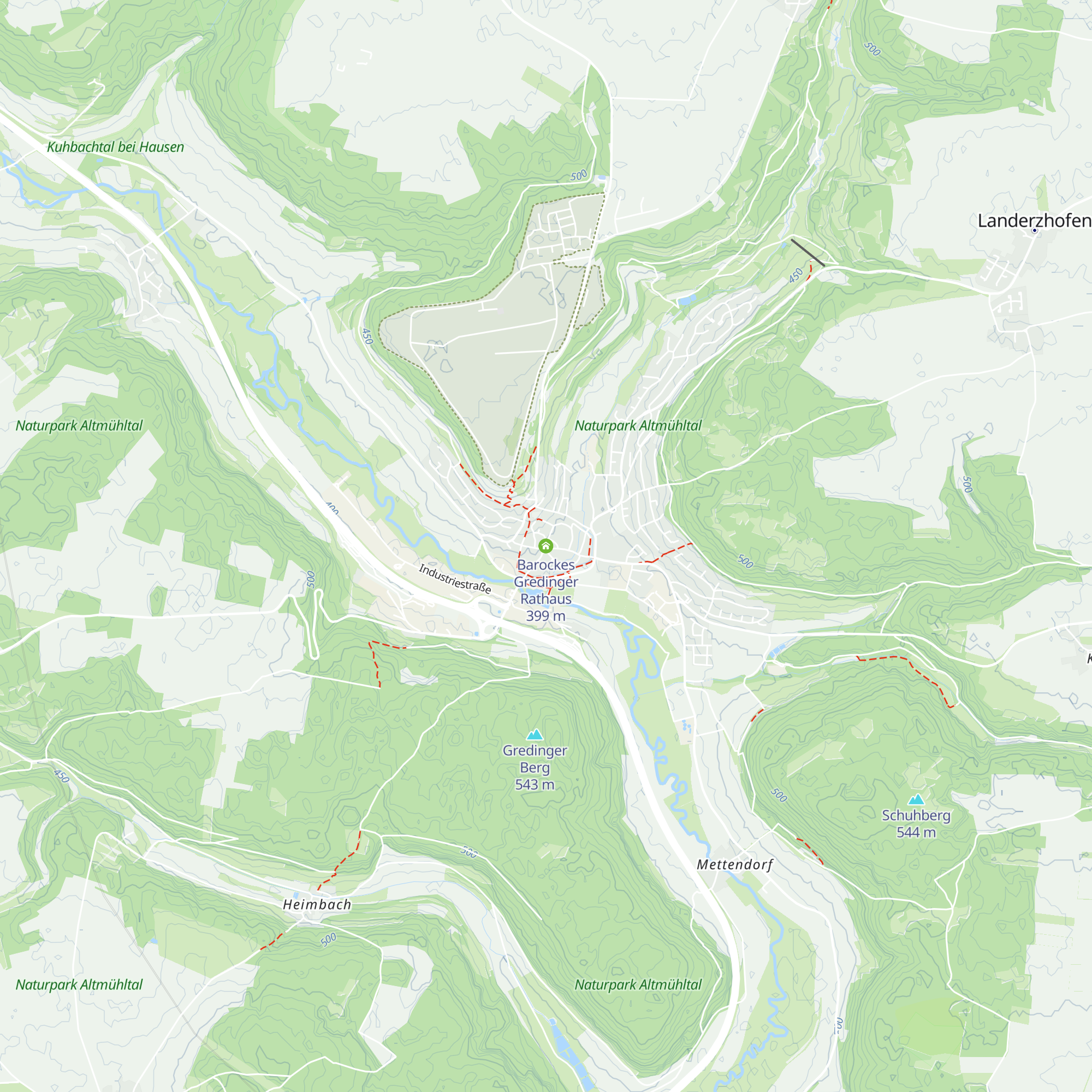 Barockes Gredinger Rathaus map