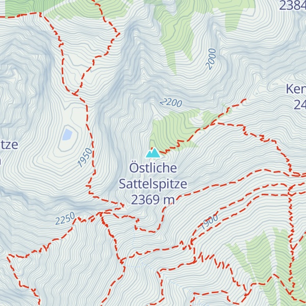 Map of Östliche Sattelspitze