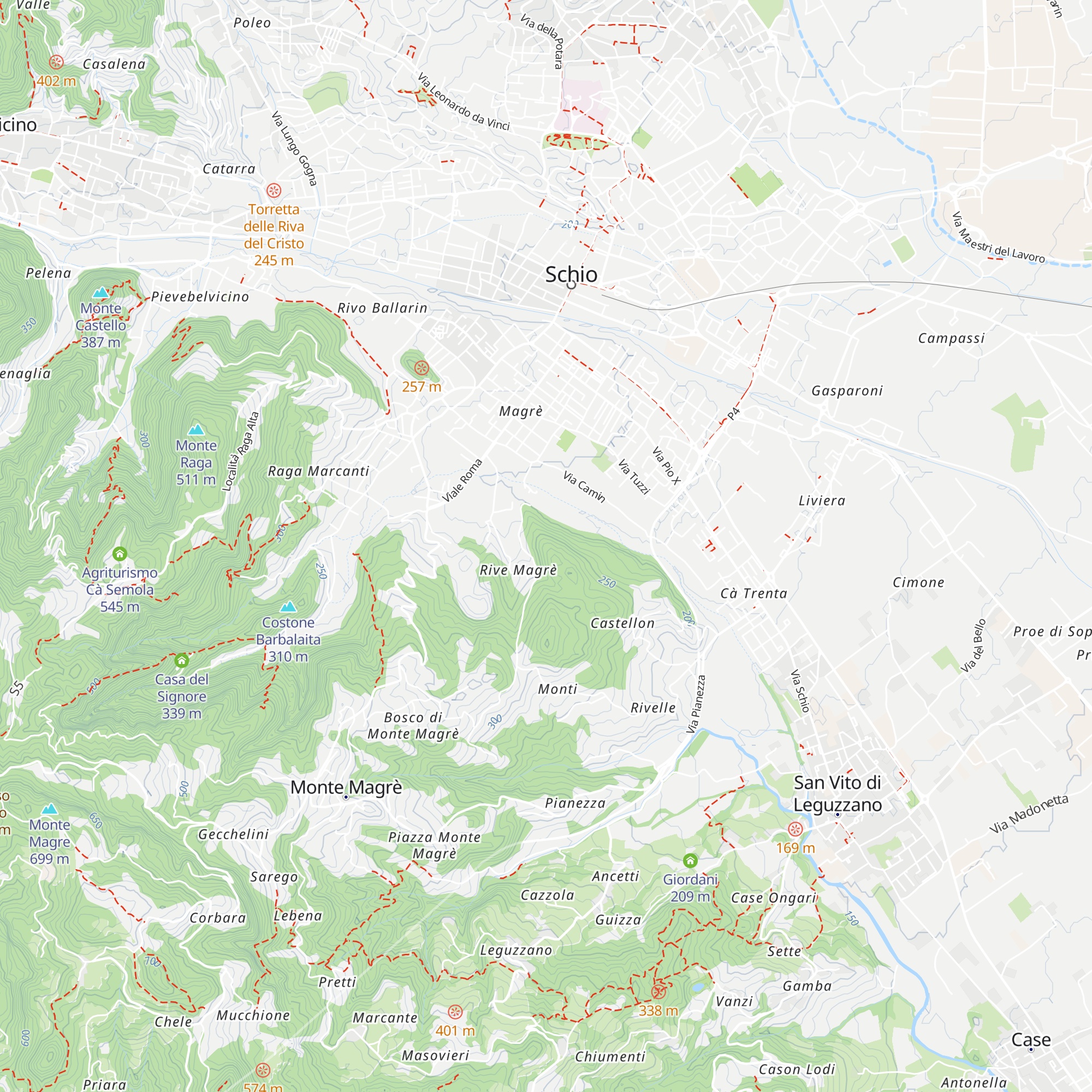 Torre del canto map