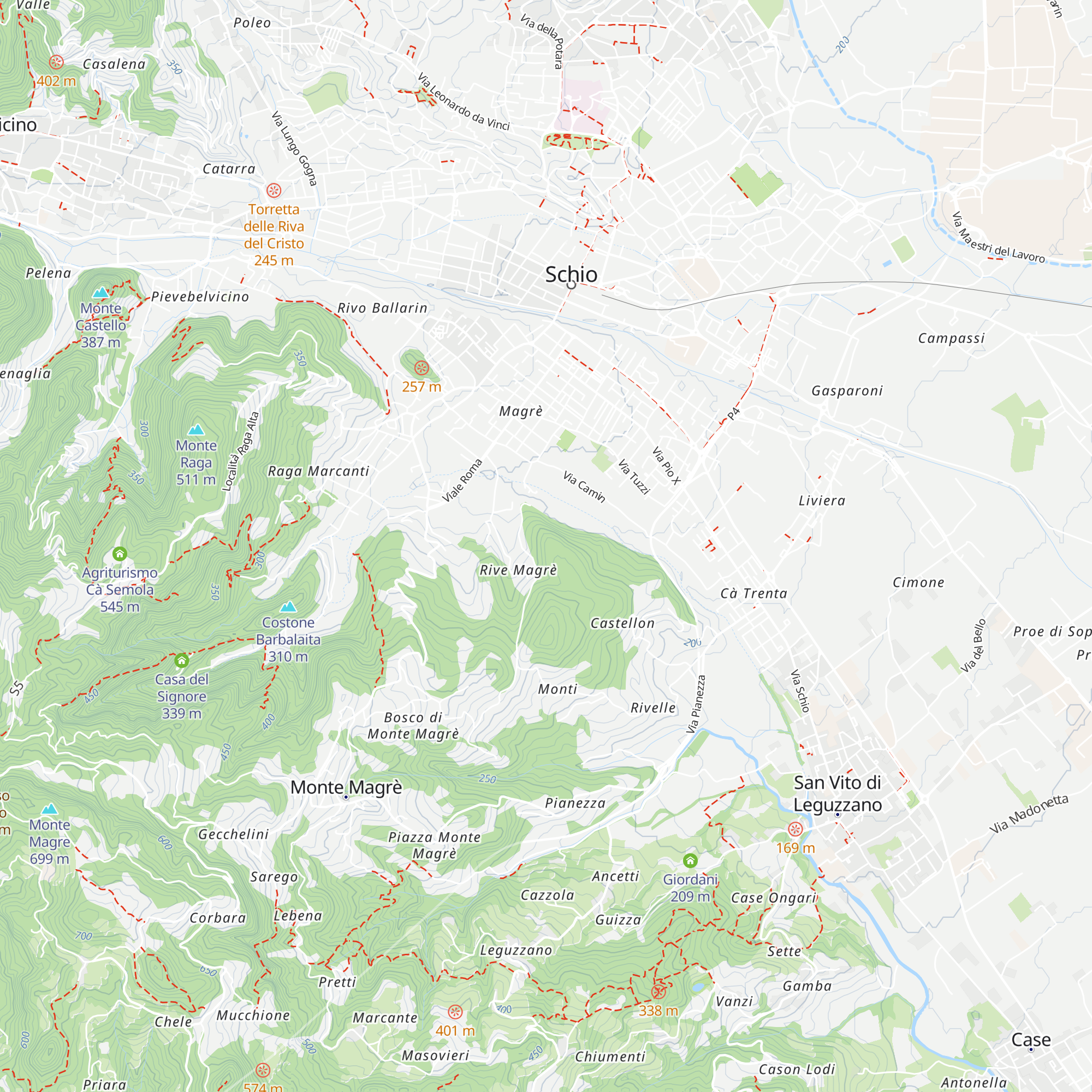 Torre del canto map