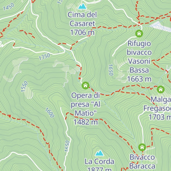 Map of Opera di presa "Al Matìo"