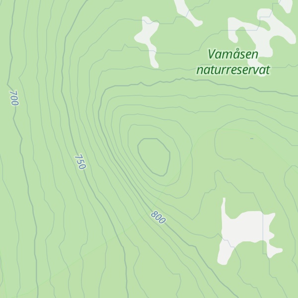 Map of Vamåsen