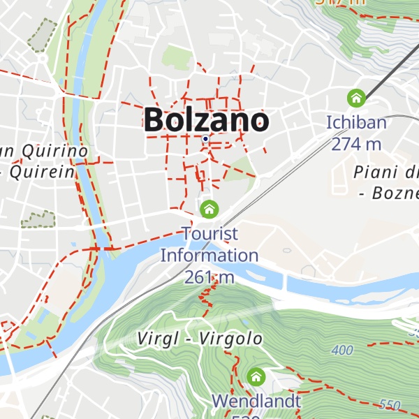 Map of Tourist Information