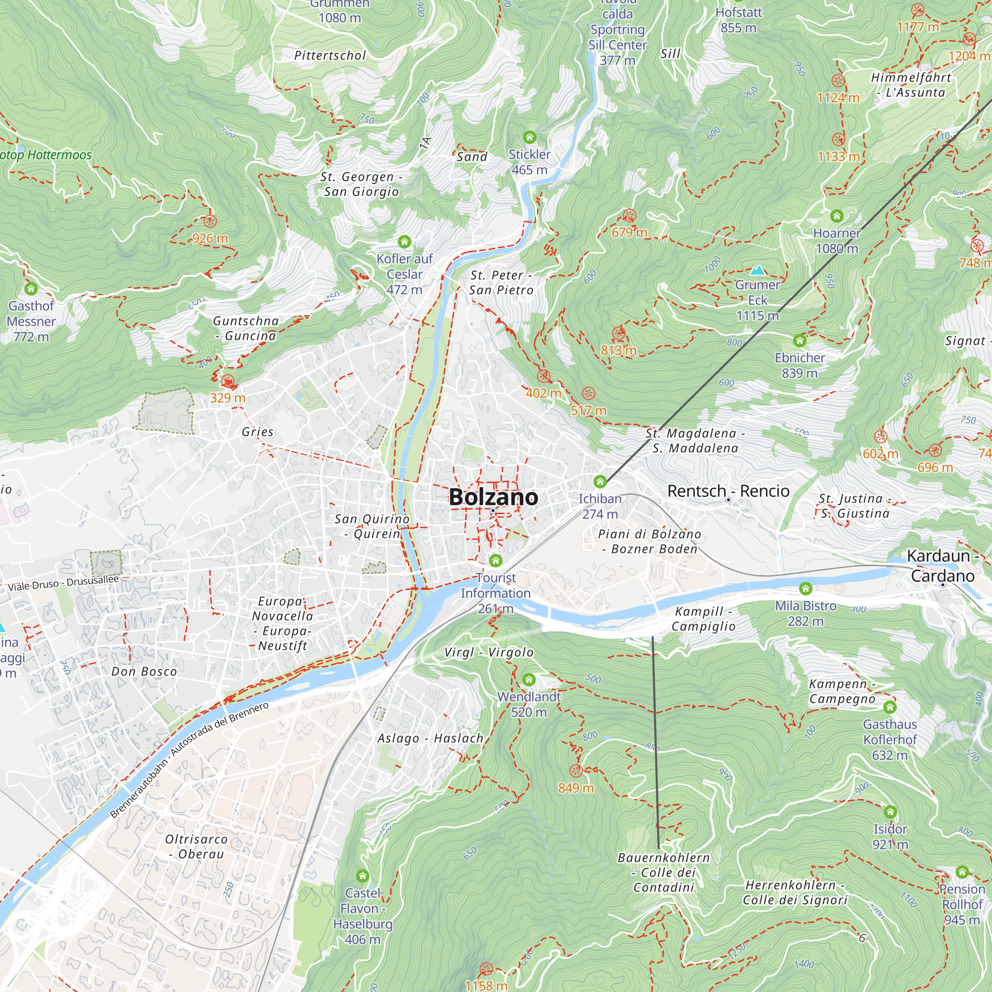 Tourist-Info map