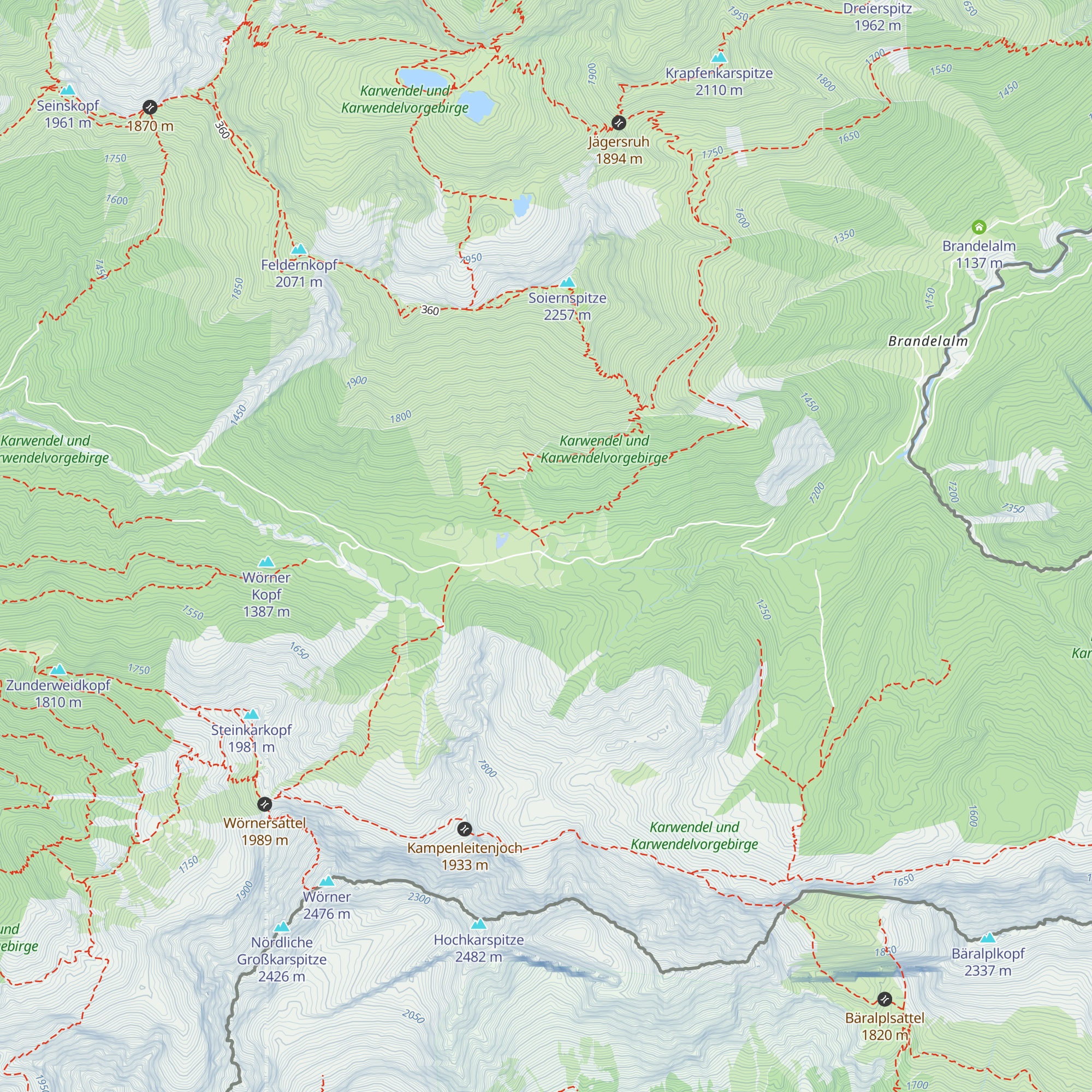 Vereiner Alm map