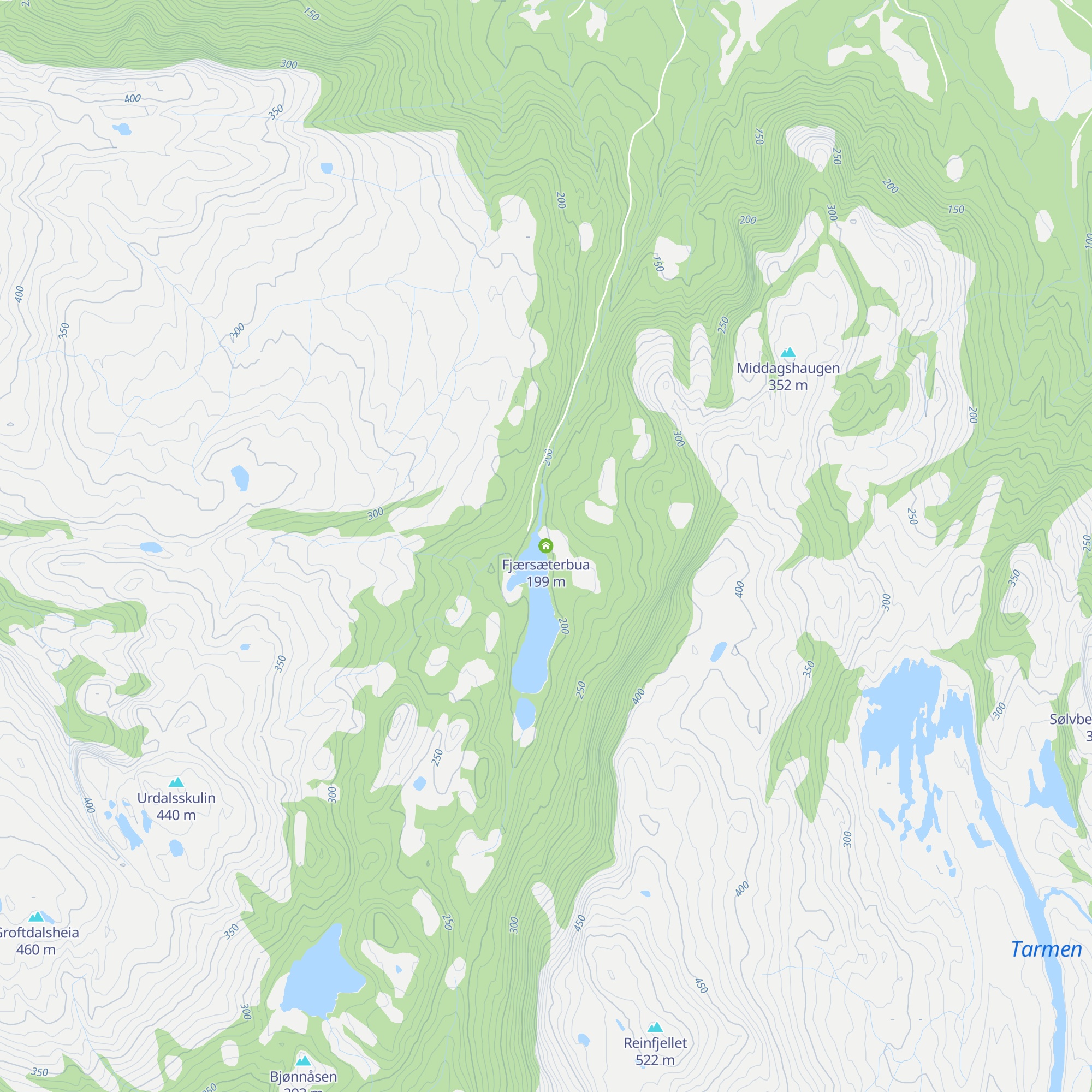 Fjærsæterbua map