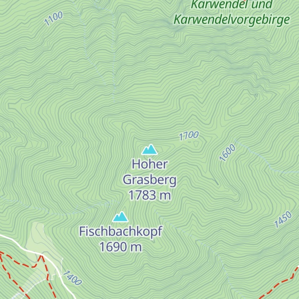 Map of Hoher Grasberg