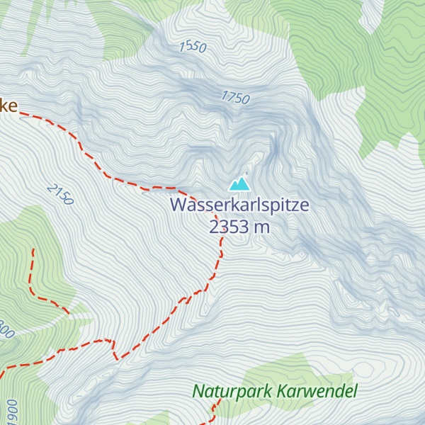 Map of Hoher Gleirsch