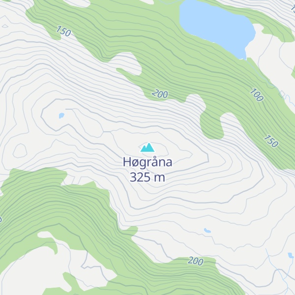 Map of Høgråna