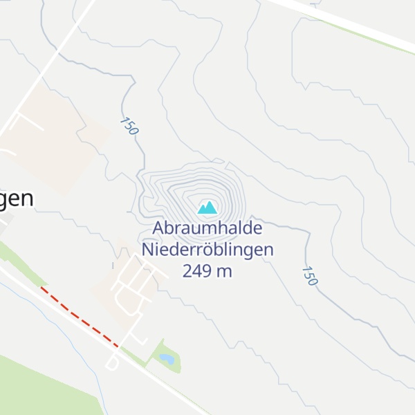 Map of Abraumhalde Niederröblingen