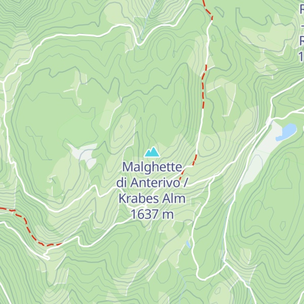 Map of Malghette di Anterivo / Krabes Alm