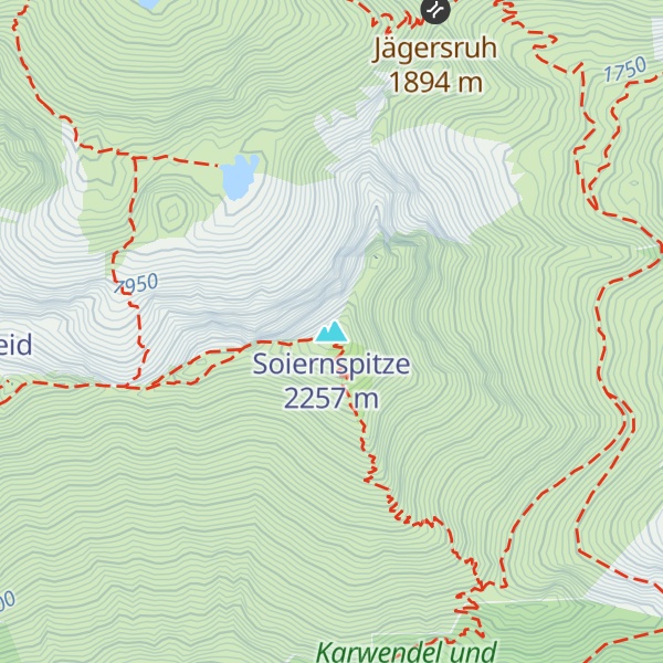 Map of Soiernspitze