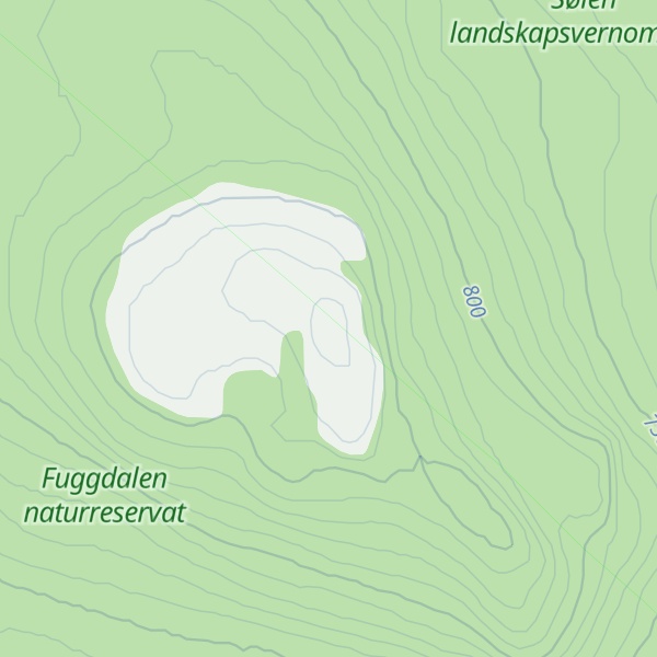Map of Veråsen