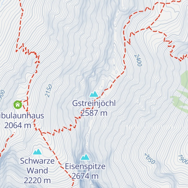 Map of Gstreinjöchl