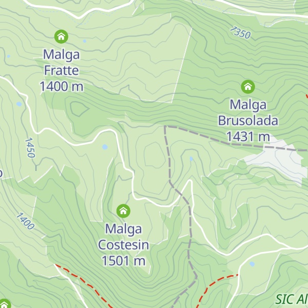 Map of Monte Costesin