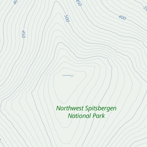 Map of Scoresbyfjellet