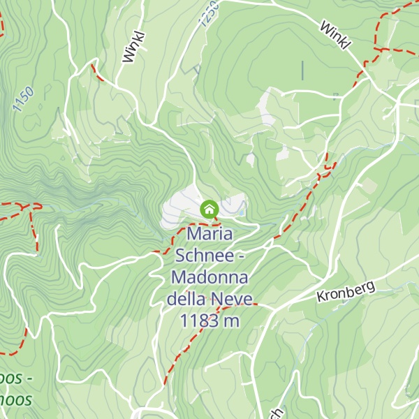 Map of Maria Schnee - Madonna della Neve