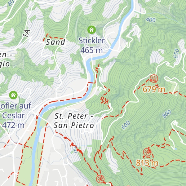Map of Eisackwerk St. Anton - S. Antonio