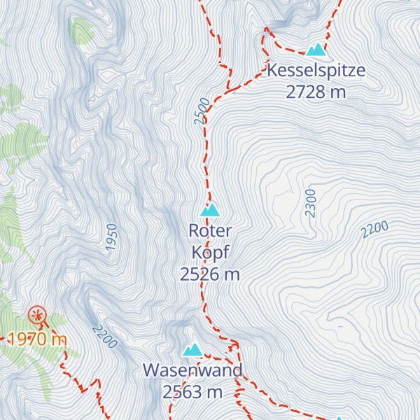 Map of Roter Kopf