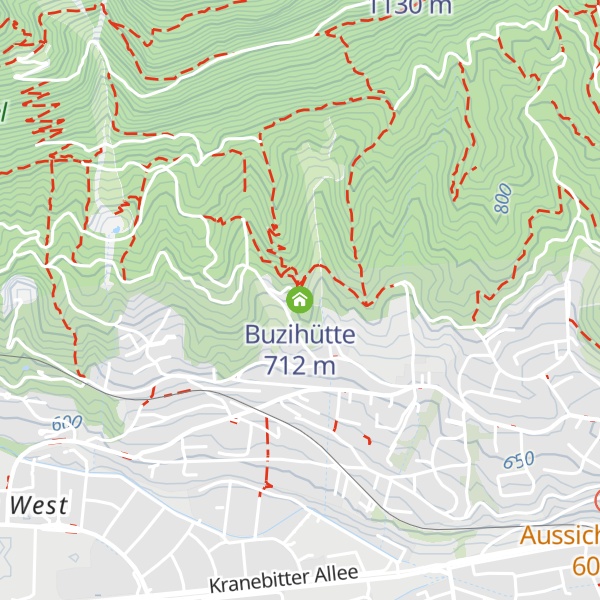 Map of Buzihütte