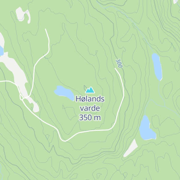Map of Hølands varde