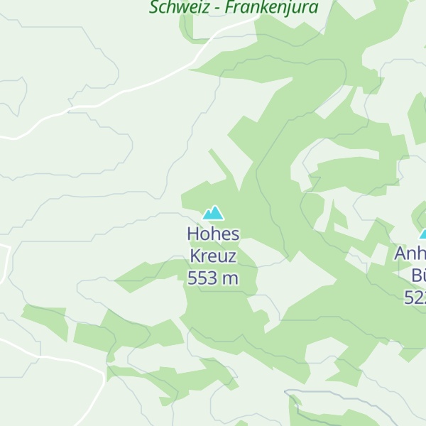 Map of Hohes Kreuz
