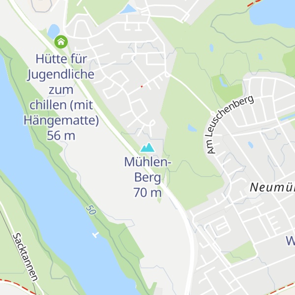 Map of Mühlen-Berg