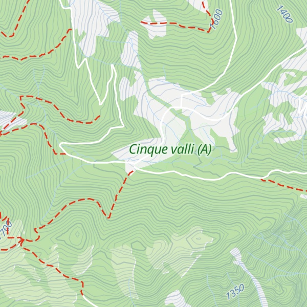 Map of Rifugio Erterle