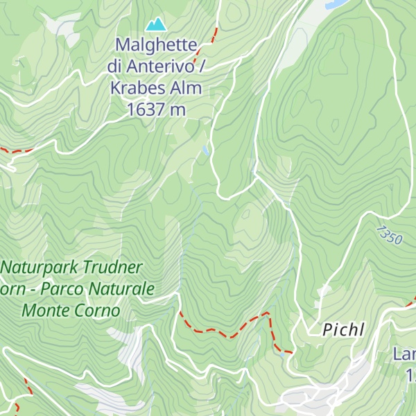 Map of Tonelahütte - Baita Tonela