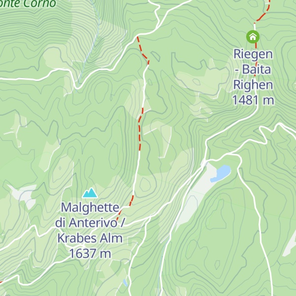 Map of Baita del Felice