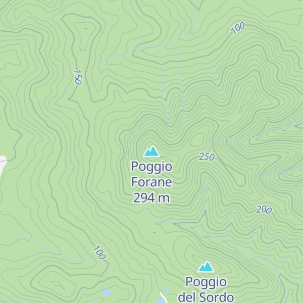 Map of Poggio Forane