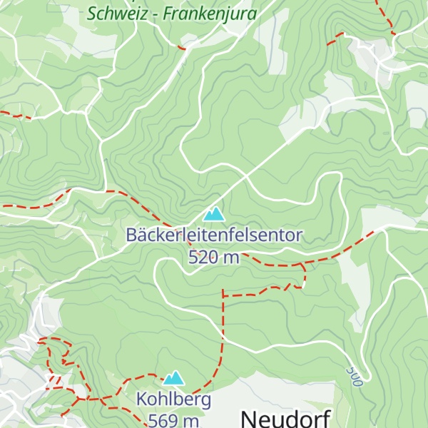 Map of Bäckerleitenfelsentor