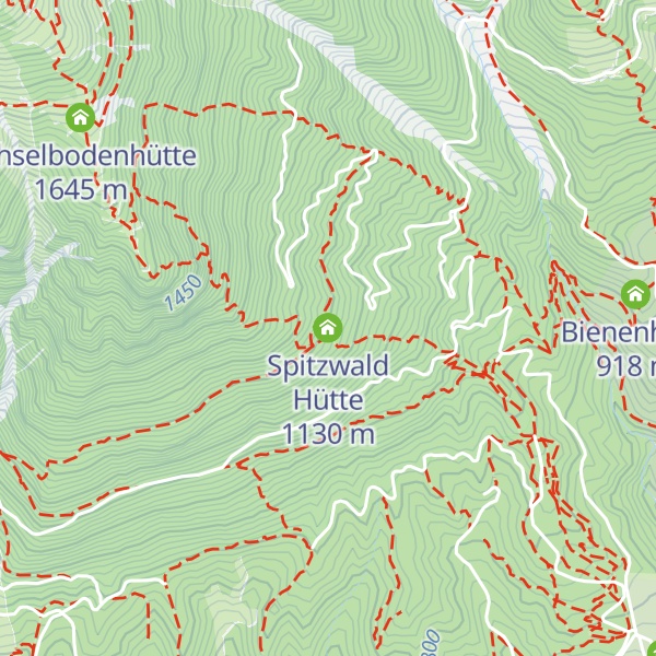 Map of Spitzwald Hütte