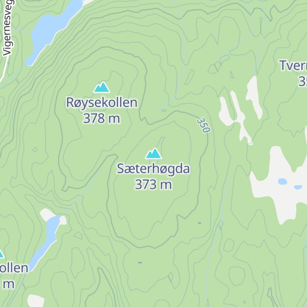 Map of Sæterhøgda