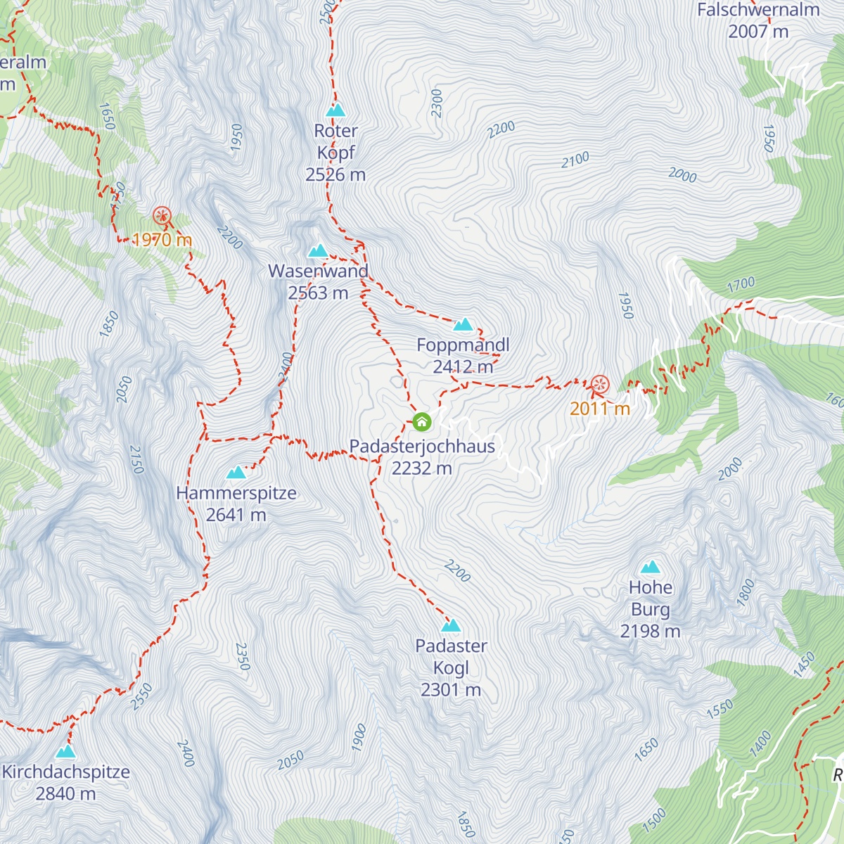 Padasterjochhaus map
