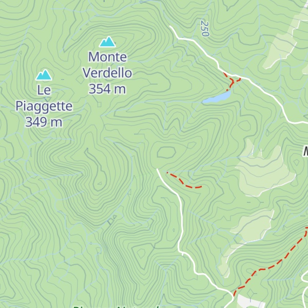 Map of Poggio Acquabona
