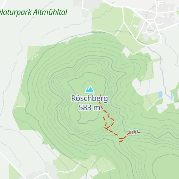 Map of Röschberg