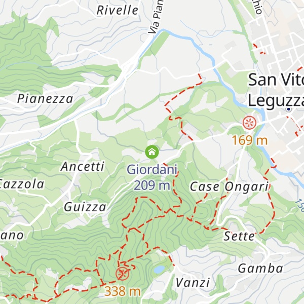 Map of Giordani