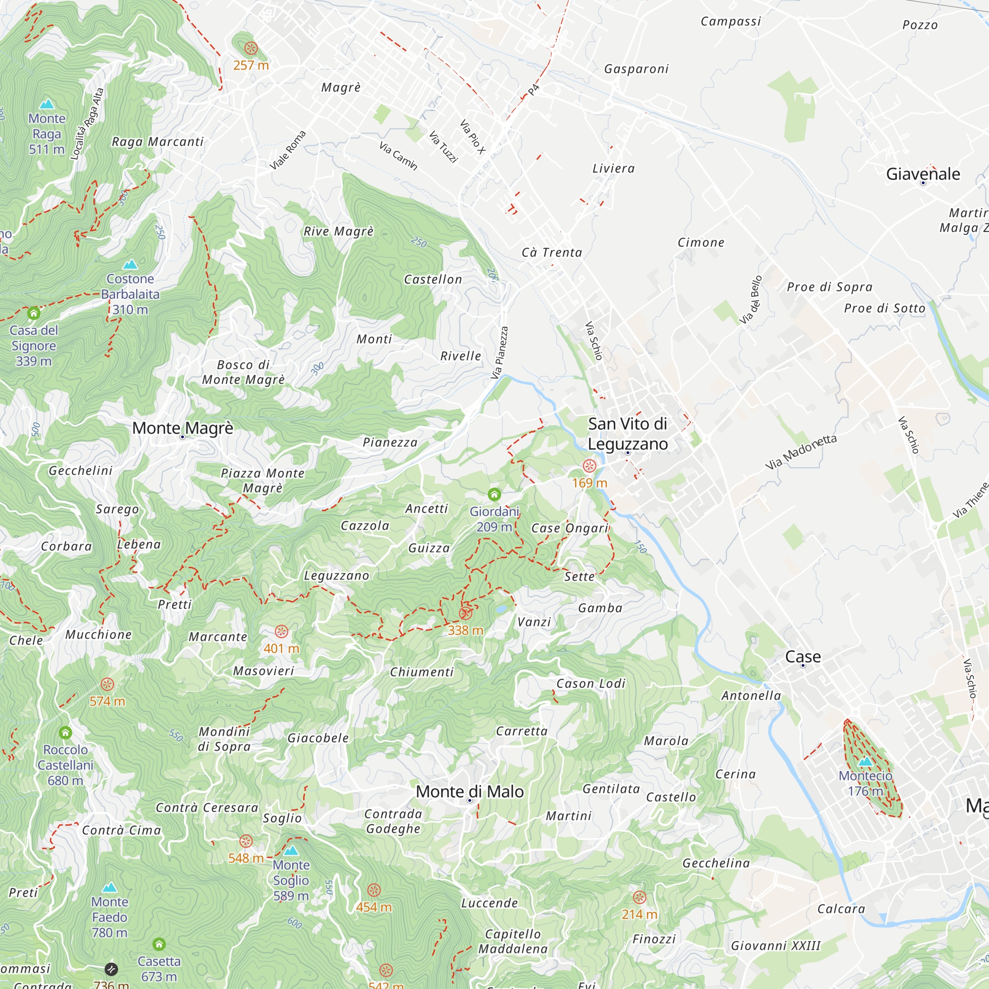 Giordani map