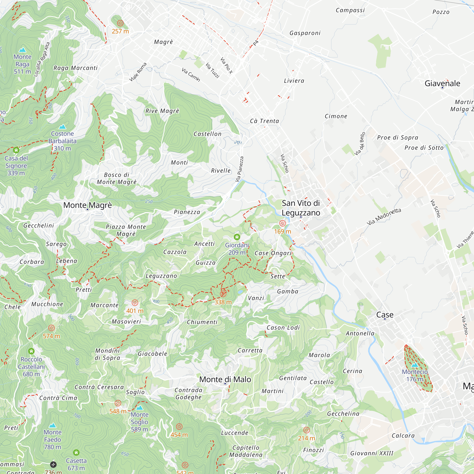 Giordani map