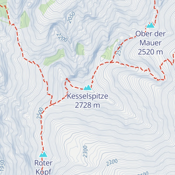 Map of Kesselspitze