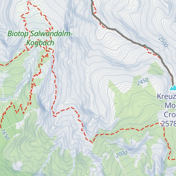 Map of Rotspitze