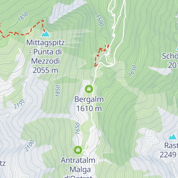 Map of Bergalm
